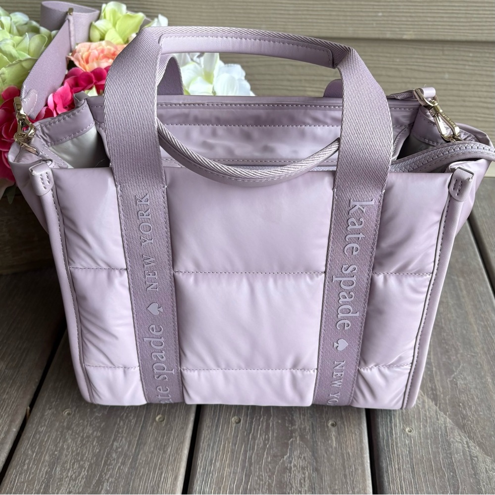 Kate Spade Kip Puffy Small Tote - Frozen Lilac